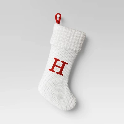 Knit Monogram Christmas Stocking White - Wondershop™ 12 Knit Monogram Christmas Stocking White - Wondershop™ - Image 10