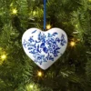 Christmas Delft Blue Heart Ornament - Wondershop™ -Christmas Supply Store GUEST 005683eb a634 4adb 8c4e ea5bd4bc0d52