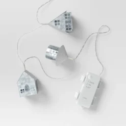 8ct LED Battery Operated Christmas Metal Village Novelty String Lights Warm White With Clear Wire - Wondershop™ 7 8ct LED Battery Operated Christmas Metal Village Novelty String Lights Warm White With Clear Wire - Wondershop™ -Christmas Supply Store GUEST 0183e41b e528 4302 88d4 f89fe87f2c54