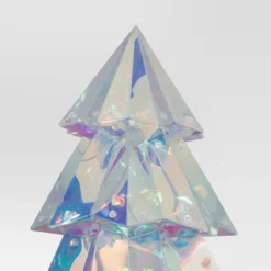 12.8" Christmas Lit Iridescent Tree Decor - Wondershop™ -Christmas Supply Store GUEST 08b16a70 15e1 4a45 976c ebcb12557a63