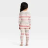 Toddler "Let It Snow" Fair Isle Cozy Knit Long Sleeve Shirt And Pants Holiday Matching Family Pajama Set - Wondershop™ Cream -Christmas Supply Store GUEST 0924a09c 76ce 424b 8a59 3e6b08cd87e0