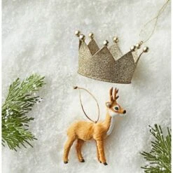Metal Glitter Crown Christmas Tree Ornament - Wondershop™ -Christmas Supply Store GUEST 09398036 e7e6 4d59 8916 6043170a8682