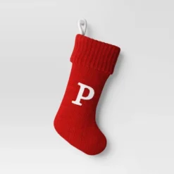 Knit Monogram Christmas Stocking Red - Wondershop™ -Christmas Supply Store GUEST 0947f65e 14fa 42ba 8c4f a2e0c1d73392