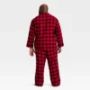 Men's Plaid Flannel Long Sleeve Shirt And Pants Holiday Matching Family Pajama Set - Wondershop™ Red/Black -Christmas Supply Store GUEST 0aadbc22 f28b 4768 8588 35c27c13d6bb