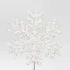 13.5" Pre-lit Snowflake Christmas Warm White LED Lights Tree Topper - Wondershop™ -Christmas Supply Store GUEST 0bd112e4 70c9 43ea b229 b1bbe00d4d17