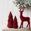 12" Christmas Flocked Standing Deer Decor - Wondershop™ -Christmas Supply Store GUEST 0dbc5714 2b96 4a46 a4bd b3e12b86463c