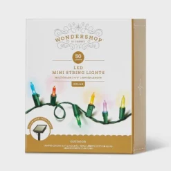 50ct Solar LED Christmas Indoor Outdoor Mini String Lights With Green Wire - Wondershop™ -Christmas Supply Store GUEST 0e17629e 71bf 4aa5 bcdc e902dfbba969