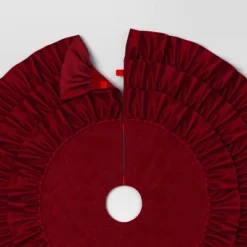 48" Velvet Tree Skirt With 3 Layers Of Ruffles - Wondershop™ -Christmas Supply Store GUEST 10c2d400 a447 4b2e a4f4 df32b58a2b65