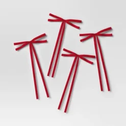 4ct Faux Velvet Fabric Christmas Decorative Bow - Wondershop™ 9 4ct Faux Velvet Fabric Christmas Decorative Bow - Wondershop™ -Christmas Supply Store GUEST 120bbc88 c943 4817 bb89 1ee597fa20fe