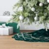 48" Christmas Dia Art Deco Embellished Soft Velvet Tree Skirt Green - Wondershop™ -Christmas Supply Store GUEST 12affb10 e877 485d 8bc1 1a56d521db60