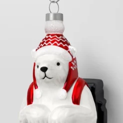 Christmas Glass Delivery Bear Ornament - Wondershop™ -Christmas Supply Store GUEST 14860bbe 560a 4698 8dd6 2107951f6c76