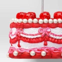 Christmas Resin Heart Cake Ornament Pink/Red - Wondershop™ -Christmas Supply Store GUEST 14ddd888 3d1a 4838 b2ee 5e8f243e8e4f