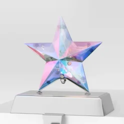 2pk Christmas Lit Iridescent Star Stocking Holder - Wondershop™ -Christmas Supply Store GUEST 162c2836 a0eb 47c6 ace9 240717dbcac8