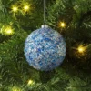 4" Christmas Chunkey Glitter Ball Ornament Dark Blue - Wondershop™ -Christmas Supply Store GUEST 16e16b9e 763d 4073 8f50 02aaa55d7a68