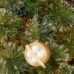 4" Glass Steamed Buns Christmas Tree Ornament - Wondershopâ˘