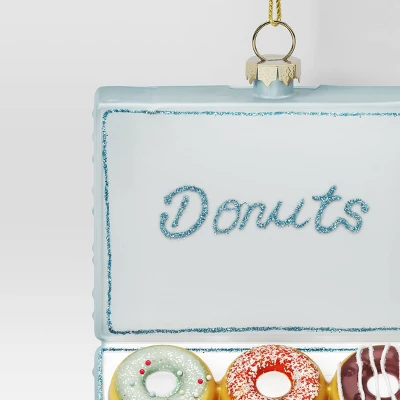 Christmas Glass Donut Box Ornament - Wondershop™ 4 Christmas Glass Donut Box Ornament - Wondershop™ - Image 2