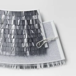 Christmas Mirrored Metallic Fringe Fabric Tree Collar Silver - Wondershop™ 8 Christmas Mirrored Metallic Fringe Fabric Tree Collar Silver - Wondershop™ -Christmas Supply Store GUEST 221e6e7c 47e7 45ac 9f0c bc10b80fca3f
