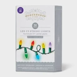 30ct LED Christmas Indoor Outdoor Novelty String Lights With Green Wire - Wondershop™ -Christmas Supply Store GUEST 2301681b 7cb0 42b2 83be 0b3b50b7a23b