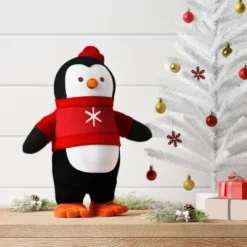 Christmas Side Stepper Penguin With Sweater - Wondershopâ˘