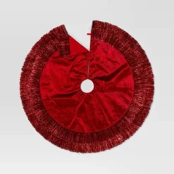48" Christmas Tonal Tinsel Tree Skirt Red - Wondershop™ -Christmas Supply Store GUEST 28f8418d 0ea1 4e02 b99e f082ee9ce469