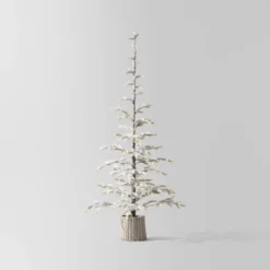 Pre-lit Flocked Balsam Fir Artificial Christmas Tree With Basket Base Warm White LED Lights - Wondershop™ 15 Pre-lit Flocked Balsam Fir Artificial Christmas Tree With Basket Base Warm White LED Lights - Wondershop™ -Christmas Supply Store GUEST 2963f8cd 0a3e 4345 bd53 f03dbaf6ef27
