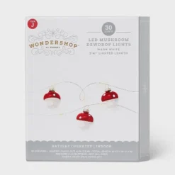 30ct LED Dewdrop With Red Mushrooms Christmas Indoor Novelty String Lights Warm White With Silver Wire - Wondershop™: Fairy Lights -Christmas Supply Store GUEST 29b7d827 6c97 4c3f a5ff f33b1b3adbdc