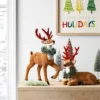 Flocked Standing Deer With Faux Greenery Christmas Animal Figurine - Wondershop™ Brown -Christmas Supply Store GUEST 2bf7e53a 2085 4a14 a2f2 8a492c83b137