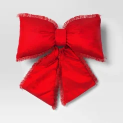 20" Christmas Bow Shaped Pillow - Wondershop™ -Christmas Supply Store GUEST 2e14e18e 8dca 4079 adfa 739d7ee37fc3