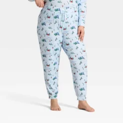 Women's "Tis The Ski-son!" Cozy Knit Holiday Matching Family Pajama Pants - Wondershop™ Blue -Christmas Supply Store GUEST 3241ad11 69f9 49c7 946e 89476b1648dc