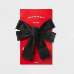 11" Velvet Christmas Bow Black - Wondershop™: Decorative Accessory 5 11" Velvet Christmas Bow Black - Wondershop™: Decorative Accessory -Christmas Supply Store GUEST 34880fd5 68dc 428b a6db a9a30522cc17