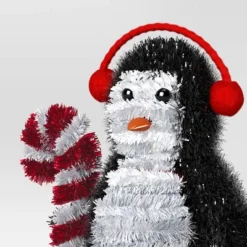 Christmas Tinsel Penguin With Headphones - Wondershop™ -Christmas Supply Store GUEST 359b9a79 f990 4e96 bb64 2770d00d2165