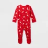 Baby Santa Print Ribbed Holiday Matching Family Footed Pajama - Wondershop™ Red -Christmas Supply Store GUEST 35c7b1b0 33e8 46f7 8103 1016271a9b4b