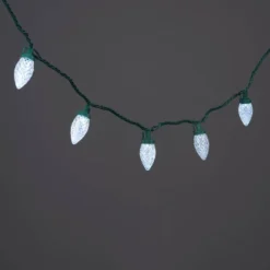 25ct LED C9 Faceted Christmas String Lights With Green Wire - Wondershop™ -Christmas Supply Store GUEST 3b74abbb 883c 4211 b7d7 17a736853302