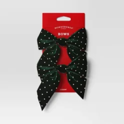 2ct Metallic Polka Dot Christmas Decorative Bow - Wondershop™ -Christmas Supply Store GUEST 3bc15ebf 8d34 4a6f ae85 3ae3720a270b