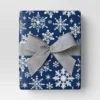 30” 25 Sq Ft Christmas Roll Wrap White Snowflakes On Blue - Wondershop™ -Christmas Supply Store GUEST 3e49bb18 8805 4391 845d 99af6f58fc5e
