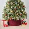 25'' Christmas Roll Up Plaid Tree Collar Red/Green - Wondershop™ -Christmas Supply Store GUEST 3fcc53ca 4a75 42c8 b34e 290e0623b9b1