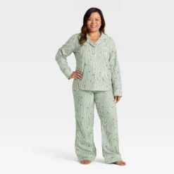 Women's Gingerbread Striped Flannel Long Sleeve Shirt And Pants Holiday Matching Family Pajama Set - Wondershop™ Cream 10 Women's Gingerbread Striped Flannel Long Sleeve Shirt And Pants Holiday Matching Family Pajama Set - Wondershop™ Cream -Christmas Supply Store GUEST 400dd5e1 819c 4ffe 96f7 2a2143ba3de6