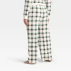 Women's Plaid Ribbed Holiday Matching Family Pajama Pants - Wondershop™ Cream 2 Women's Plaid Ribbed Holiday Matching Family Pajama Pants - Wondershop™ Cream -Christmas Supply Store GUEST 4126480f 6b64 4594 9f19 dd3b125698c1