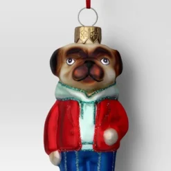 Christmas Glass Pug Dog Ornament - Wondershop™ -Christmas Supply Store GUEST 42e0bbfd a57c 42f3 9e6b 36ec0404b1b7