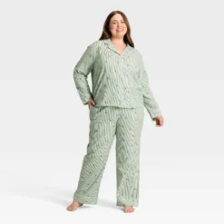 Women's Gingerbread Striped Flannel Long Sleeve Shirt And Pants Holiday Matching Family Pajama Set - Wondershop™ Cream 11 Women's Gingerbread Striped Flannel Long Sleeve Shirt And Pants Holiday Matching Family Pajama Set - Wondershop™ Cream -Christmas Supply Store GUEST 452d34a8 89bc 4dca 9ea4 20e4667d8cf9