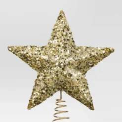 11" Unlit Gold Star Sequins And White Pearl Beads Christmas Tree Topper - Wondershop™ -Christmas Supply Store GUEST 481bd39f feb2 41cb b6d9 a964cda55257
