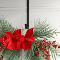 22" Christmas Unlit Asymmetrical Red Poinsettia Wreath - Wondershop™ 6 22" Christmas Unlit Asymmetrical Red Poinsettia Wreath - Wondershop™ -Christmas Supply Store GUEST 4b3fe364 10f4 4735 965f 5e71bf781082