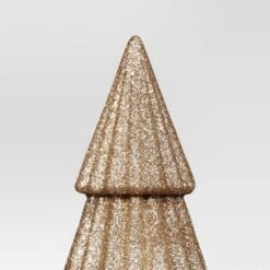 2pk Christmas Glittered Trees Gold - Wondershop™ -Christmas Supply Store GUEST 4c44981f 619d 4dd2 9776 9ccb2fc857af