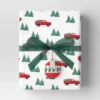 40" 125 Sq Ft Christmas Roll Wrap Trucks And Trees On White - Wondershop™ -Christmas Supply Store GUEST 4c46ab1a 29c6 421b 8d2a 74fd44b80780
