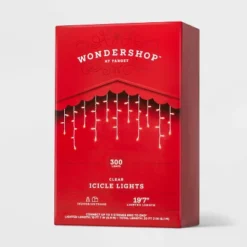 300ct Incandescent Mini Christmas Icicle Lights With White Wire - Wondershop™ -Christmas Supply Store GUEST 4ce9237b 04e4 40bf a8ab 62354b390c30