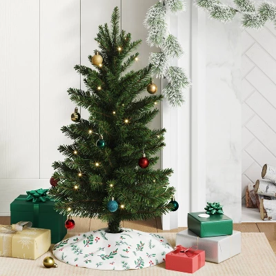 Pre-Lit LED Alberta Spruce Artificial Christmas Tree - Wondershop™ 3 Pre-Lit LED Alberta Spruce Artificial Christmas Tree - Wondershop™