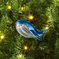 Christmas Blue Whale Ornament - Wondershopâ˘