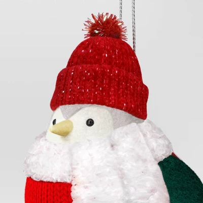 Christmas Featherly Friends Ornament Green Vest - Wondershop™ 4 Christmas Featherly Friends Ornament Green Vest - Wondershop™ - Image 2