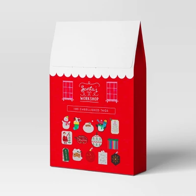 100ct Christmas Tie-On Gift Tags Classic Icons Multi-Pack - Wondershop™ 4 100ct Christmas Tie-On Gift Tags Classic Icons Multi-Pack - Wondershop™ - Image 2