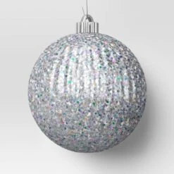 4ct 150mm Christmas Iridescent Glitter Ornament Set Sliver - Wondershop™ 7 4ct 150mm Christmas Iridescent Glitter Ornament Set Sliver - Wondershop™ -Christmas Supply Store GUEST 51750a29 0c71 4d08 a808 4a30e9f8dc26
